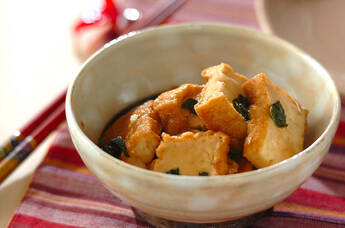 厚揚げのみそ煮