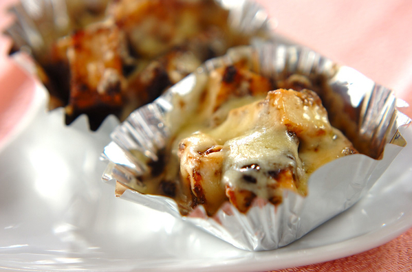 厚揚げとのりのチーズ焼き