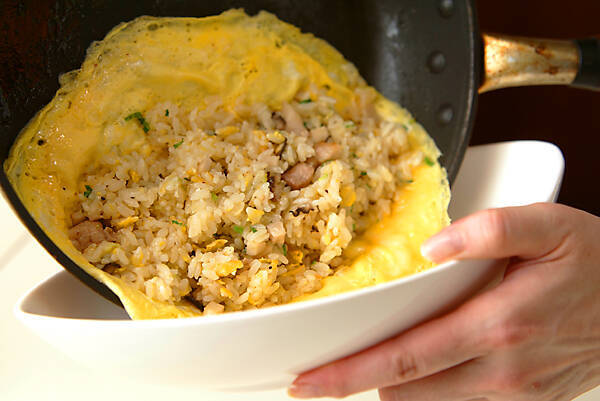 あんかけオムライスの作り方の手順4