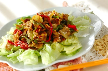 豚肉のママレード炒め