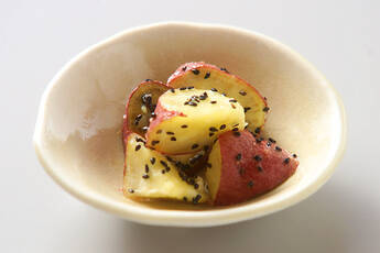 蒸しサツマイモ