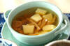 メンマと卵豆腐のスープの作り方の手順