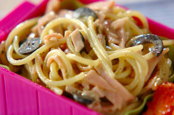 バジルマヨパスタ