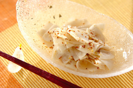 カブのマスタード和え