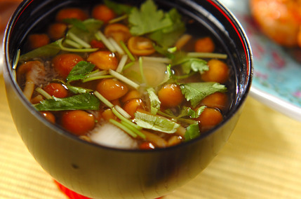 ナメコのおろし汁