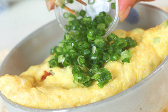 帆立オムレツ丼の作り方の手順5