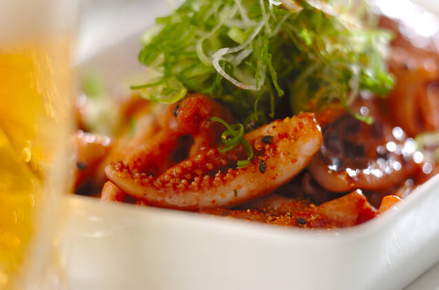 イカの七味炒め