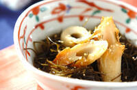 切り昆布とちくわの煮物