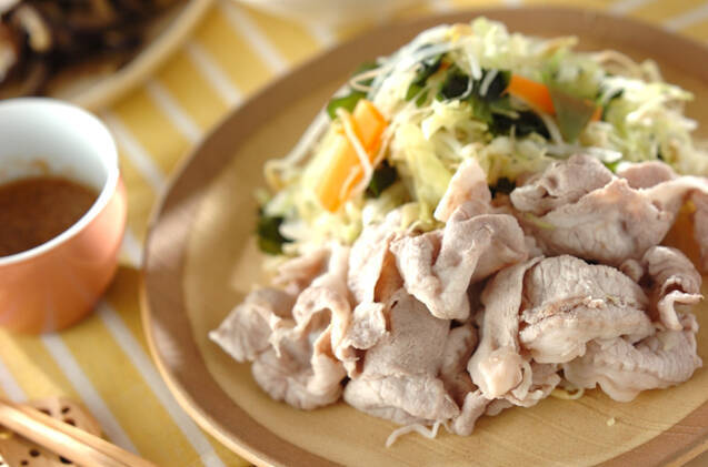 ゆで豚と野菜のサラダ仕立て