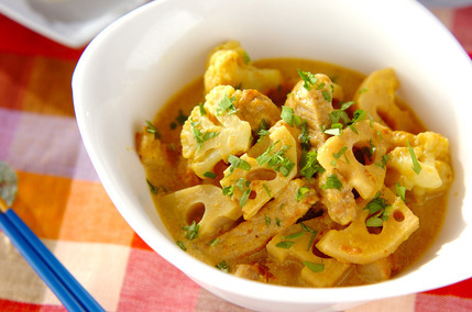 豚と根菜のミルクカレー煮