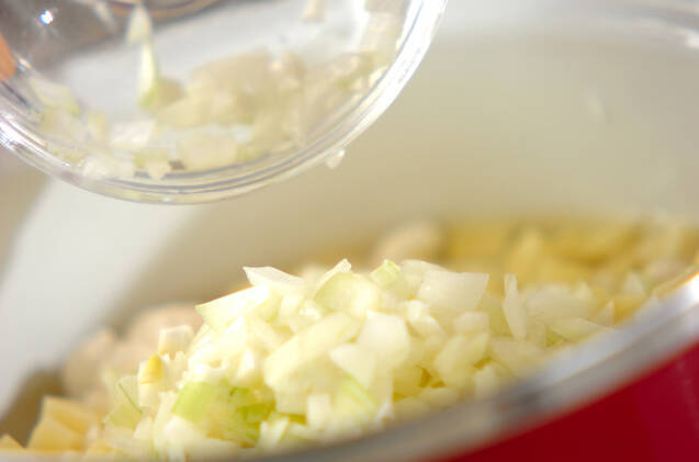 カリフラワーのミルクスープの作り方の手順3