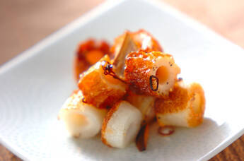 ちくわのペペロンチーノ