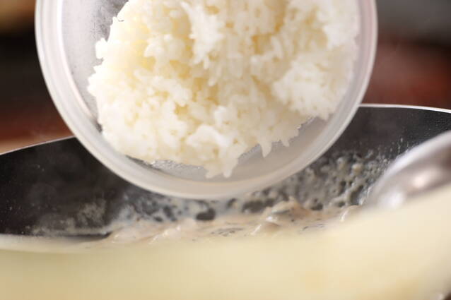 豆乳リゾットの作り方の手順4