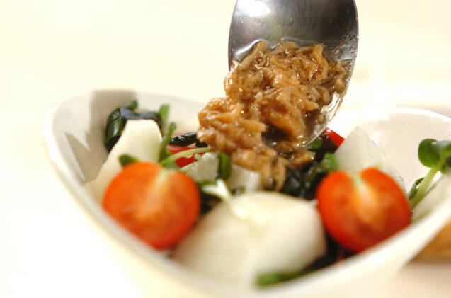 ワカメと梨のサラダの作り方の手順6