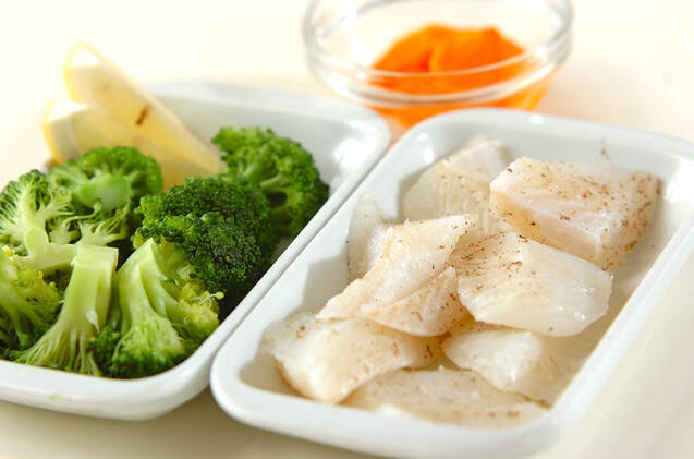 白身魚のチーズフリットの作り方の手順1