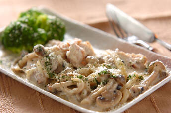 チキンソテー・クリームソース