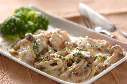 チキンソテー・クリームソース