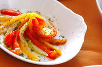 パプリカの黒酢マリネ