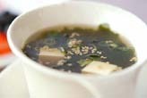 ワカメのスープ