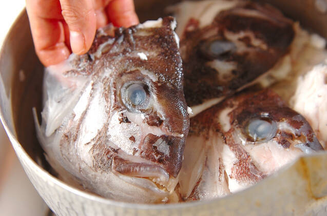 鯛のあら炊きの作り方の手順5