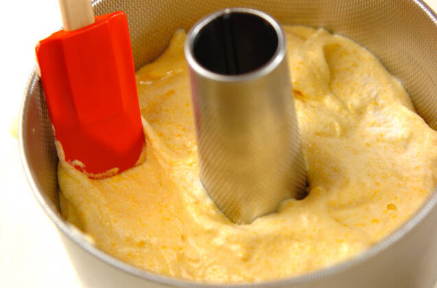 パンプキンシフォンケーキの作り方の手順7