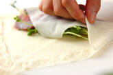アジの春巻きの作り方7