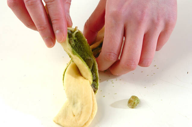 春色★抹茶と豆乳パンの作り方の手順8