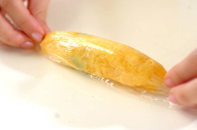 枝豆入りだし巻き卵の作り方の手順3