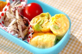 枝豆入りだし巻き卵