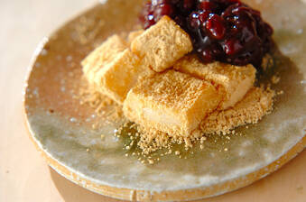 レンジで簡単あべかわ餅