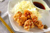 鶏肉の天ぷらの作り方の手順