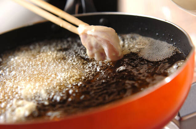 鶏肉の天ぷらの作り方の手順4