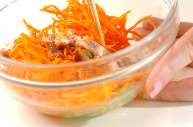 ニンジンのサラダの作り方の手順2