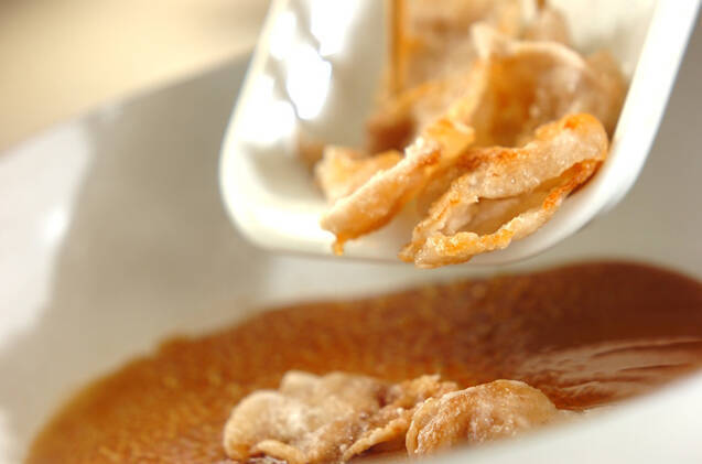 豚肉の甘酢焼きの作り方の手順2