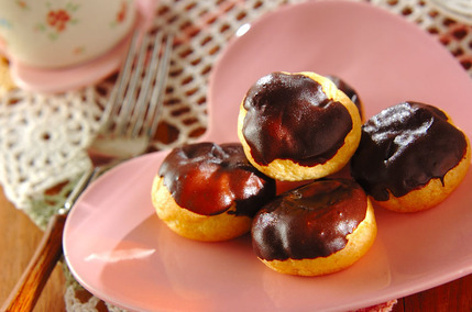 チョコがけシューアイス