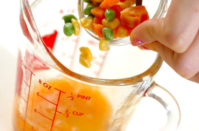 ベジタブルエッグの作り方の手順1