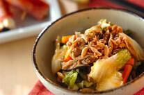 ツナ缶と白菜の煮物