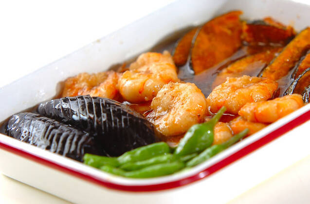 エビと夏野菜の揚げ南蛮の作り方の手順8