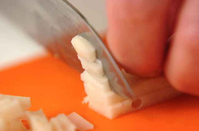 春キャベツとレンコンの巻き揚げの作り方の手順1