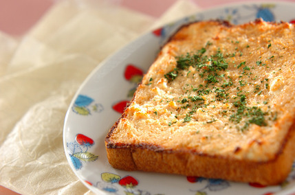 明太クリーミートースト