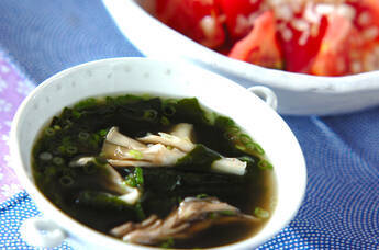 マイタケのスープ