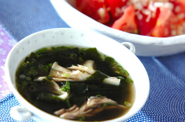 マイタケのスープ