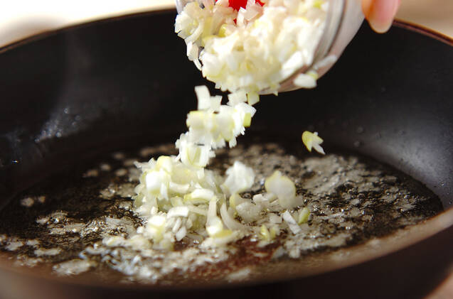 豆腐とタコのサラダの作り方の手順4