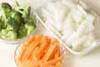 三色温野菜サラダの作り方の手順1