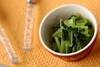 青菜のゴマ和えの作り方の手順