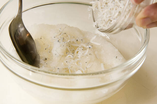 おろし梅風味の作り方の手順2