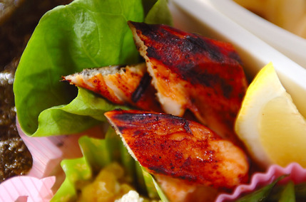 鶏ささ身のバーベキュー焼き