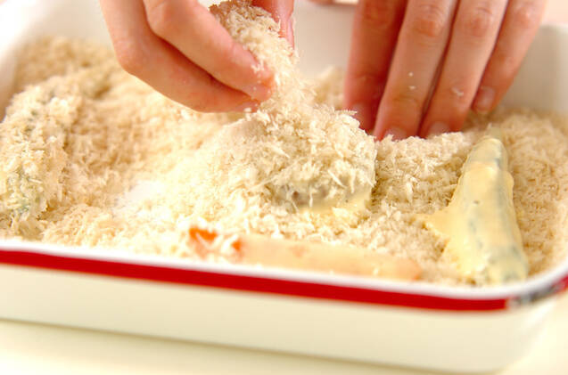 ベジタブルとベーコンのフライの作り方の手順9