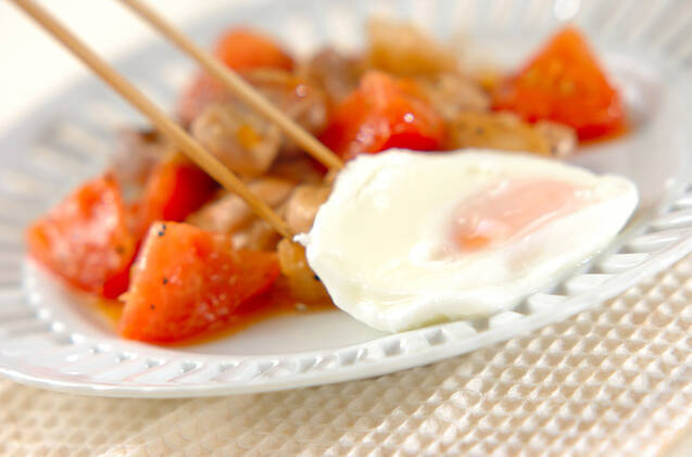 鶏とトマトの黒コショウ炒めの作り方の手順6