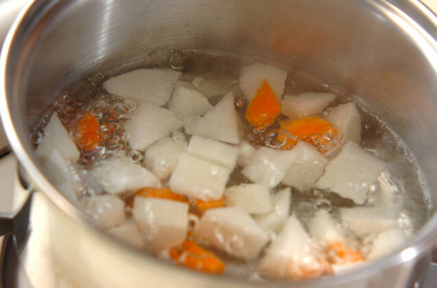 塩鮭の酒粕煮の作り方の手順7
